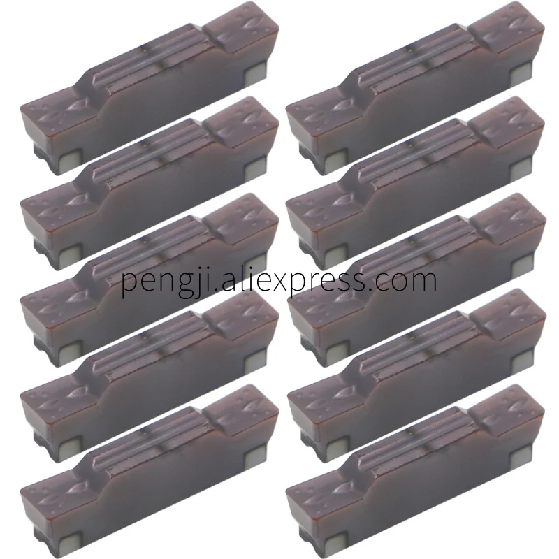 

10PCS MGMN200/250/300/400/500/-G/-M PC9030 CNC Grooving Carbide Inserts Steel Fit for MGEHR/MGIVR Lathe Grooving Cutting Tools