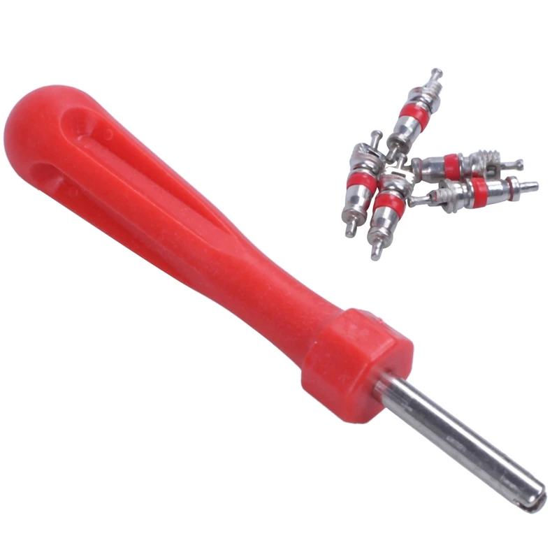 

Tool Demonte Valve Tire + 5 Valve for Car Bike Motorcycle