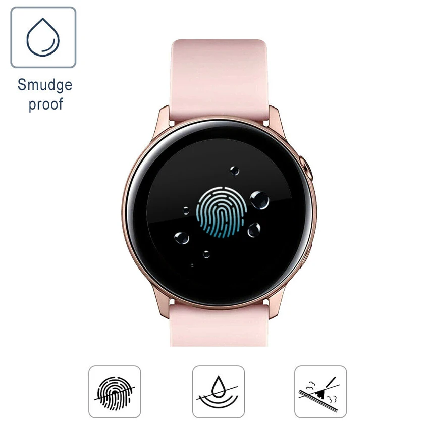 Для Samsung Galaxy Watch Active2 протектор экрана гидрогель пленка TPU Взрывозащищенная