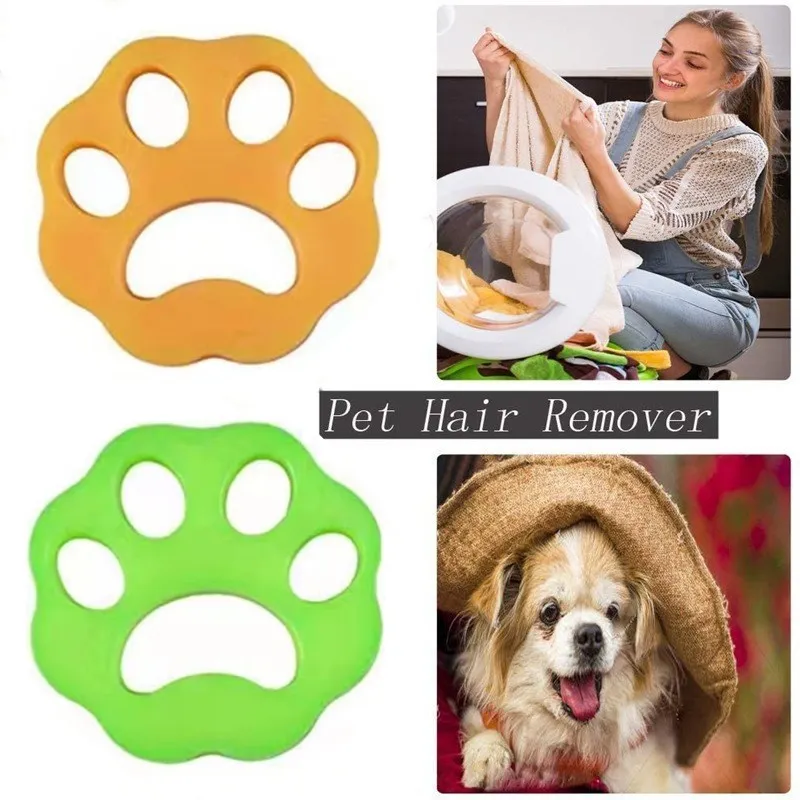 

Best Thickened Pet Sticky Hair Remover Silicone Self-cleaning Pet Cotton Hair Catching Collector Clothes Household Cleaning
