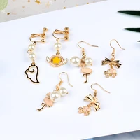 lats new korean summer cartoon firebird earrings cute personality long earrings for women 2020 dangle hanging earring jewelry