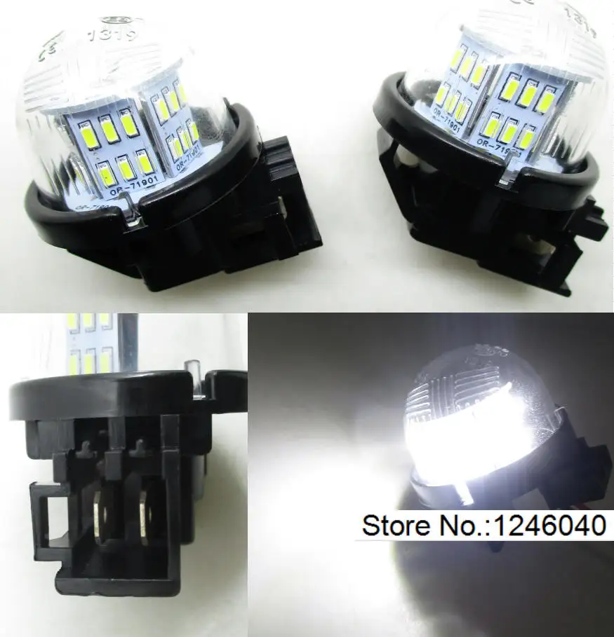 2 шт. Led номерной знак светильник лампа для Suzuki 400 Burgman tokaidenso 3|Сигнальная лампа| |