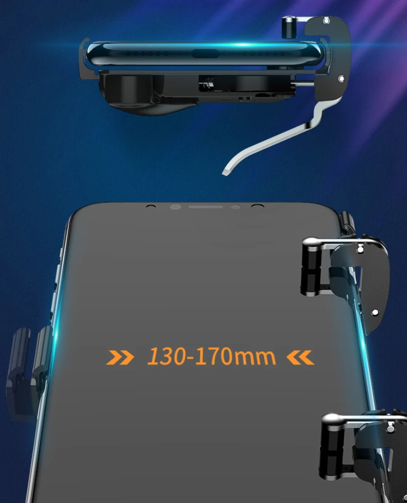 Геймпад для iPhone IOS огневой курок Кнопка рукоятка PUBG держатель мобильного