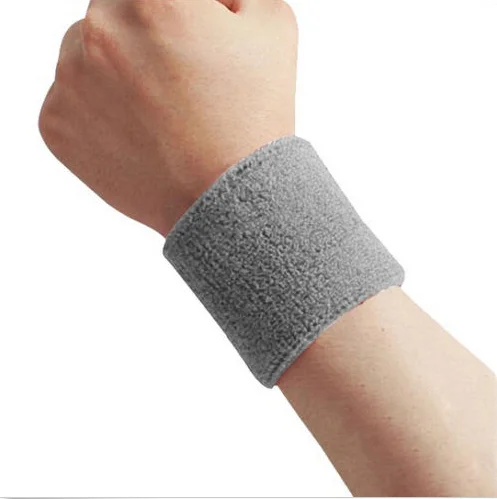 

Unisex Cotton Protective Wristbands Sport Sweatband Hand Band Sweat Wrist Support Brace Wraps Guards Gym Tennis Yoga Wrist BAND