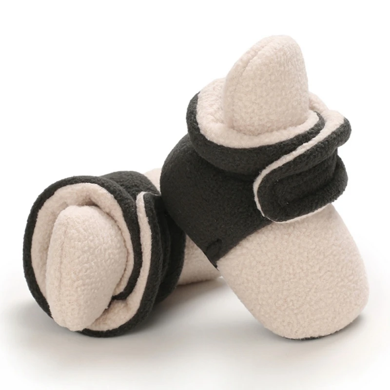 

Осенняя теплая детская обувь для новорожденных мальчиков и девочек; Прогулочная обувь с мягкой подошвой для детей 0-18 месяцев