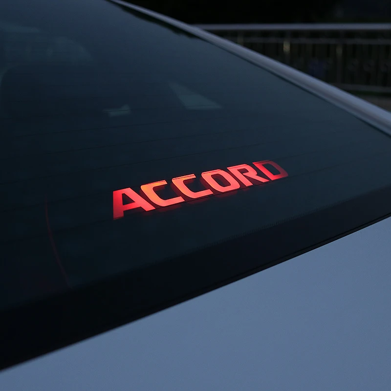 

Car Brake Lights Decorative Cover Stop Lamp Stickers For Honda Accord 2018 2019 Carbon fiber Modified accessories