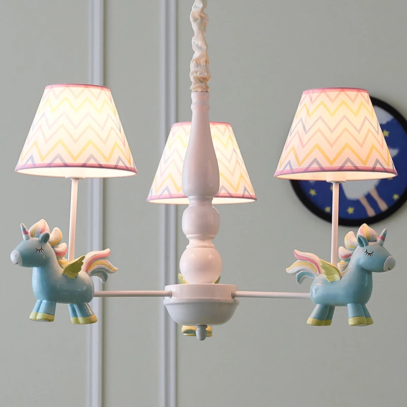 Современная люстра в скандинавском стиле для детской комнаты креативный