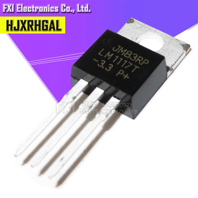 10 шт. LM1117T-3.3 LM1117-3.3 LM1117T 3,3 V TO220 LM Новинка