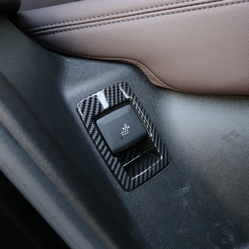 

Для BMW X3 G01 X4 G02 IX3 G08 M Sport 2 шт. ABS углеродное волокно заднее сиденье складной переключатель накладка автомобильные аксессуары