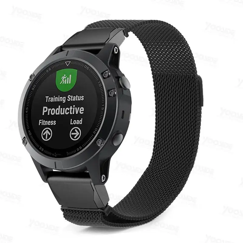 YOOSIDE 22 мм QuickFit Fenix 6 металлический ремешок из нержавеющей стали для часов Garmin Fenix 5/5 Plus/Instinct/Forerunner 935 браслет