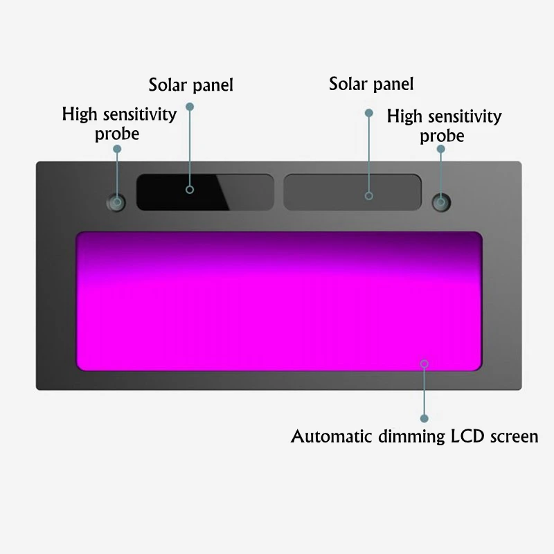 

Solar Variable Face Eye Screen Mask UV Resistant Cowhide Clamshell Electric Welding Security Eyes Protection High Quality Masks