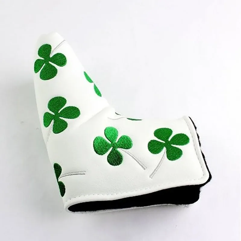 Golf Putter Head Cover Headcover For Odyssey Scotty Cameron Ping Blade New embroidered four-leaf clover Club Heads | Спорт и