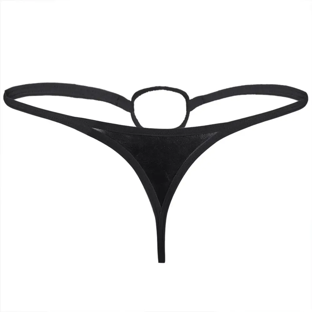 Латексное нижнее белье мужские бикини стринги трусы с отверстием для пениса