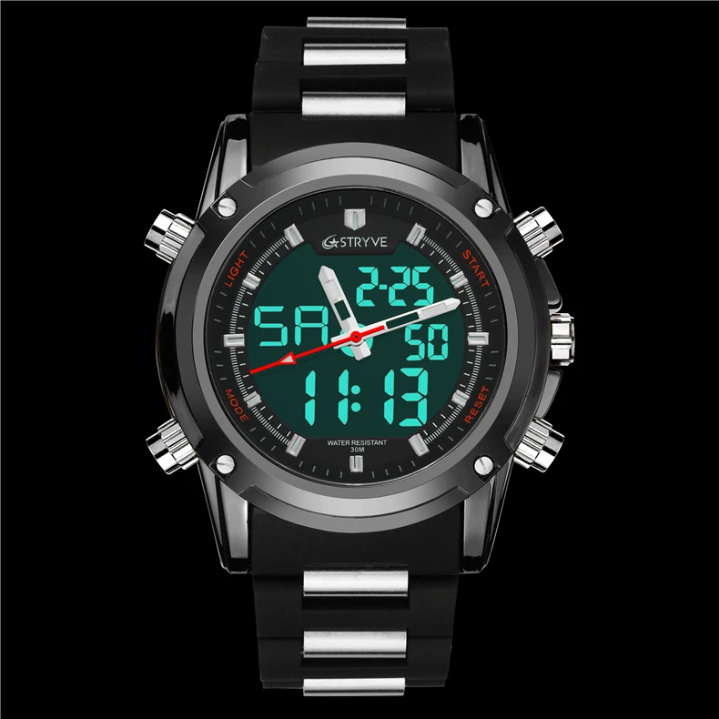 Мужские спортивные часы STRYVE брендовые классические Водонепроницаемые