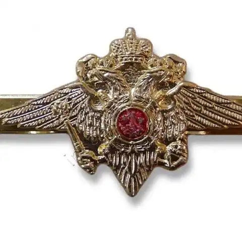 Заколка ( зажим закрепка ) для галстука МВД ( Полиция ) России латунь (2111014)