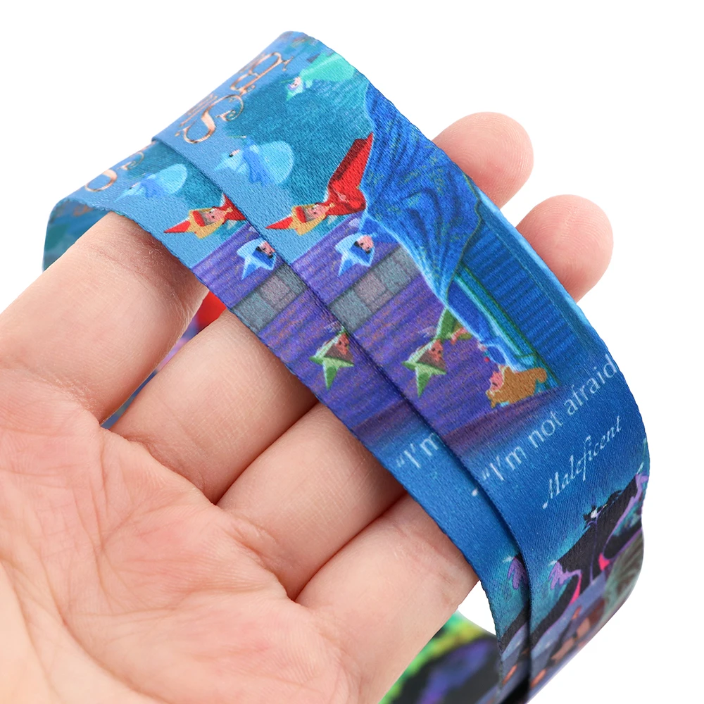 YQ334 мультяшный спящий красавичный шейный ремешок для ключей шнурок телефона