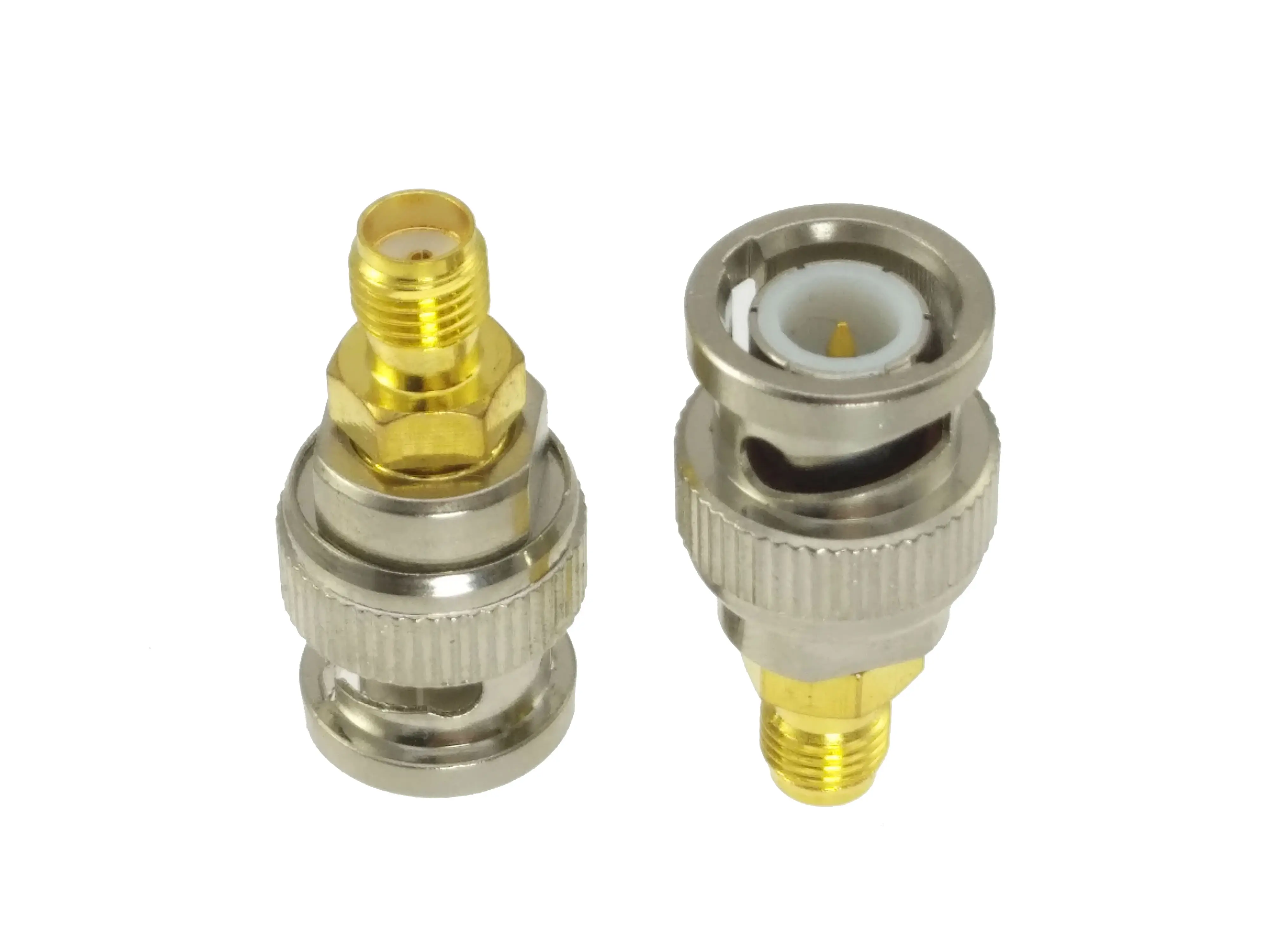 

10pcs BNC male plug to SMA female jack RF adapter connector