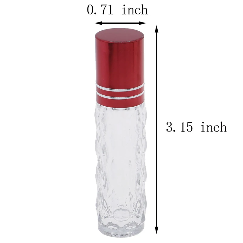 10 мл Прозрачный роликовый многоразовый стеклянный флакон пустые эфирные масла