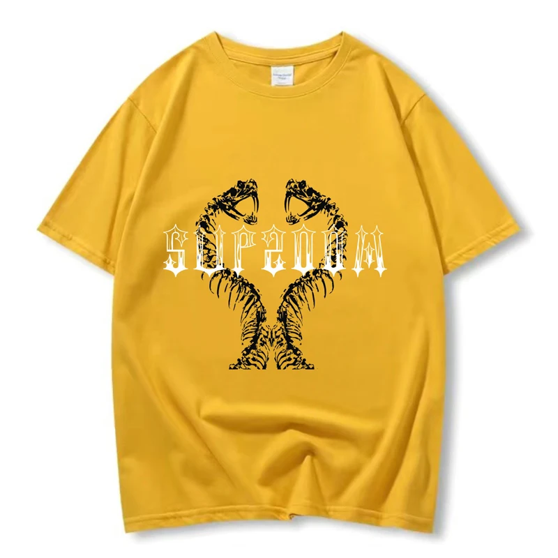 Трикотажная хлопковая Футболка Supzoom с круглым вырезом повседневная принтом в