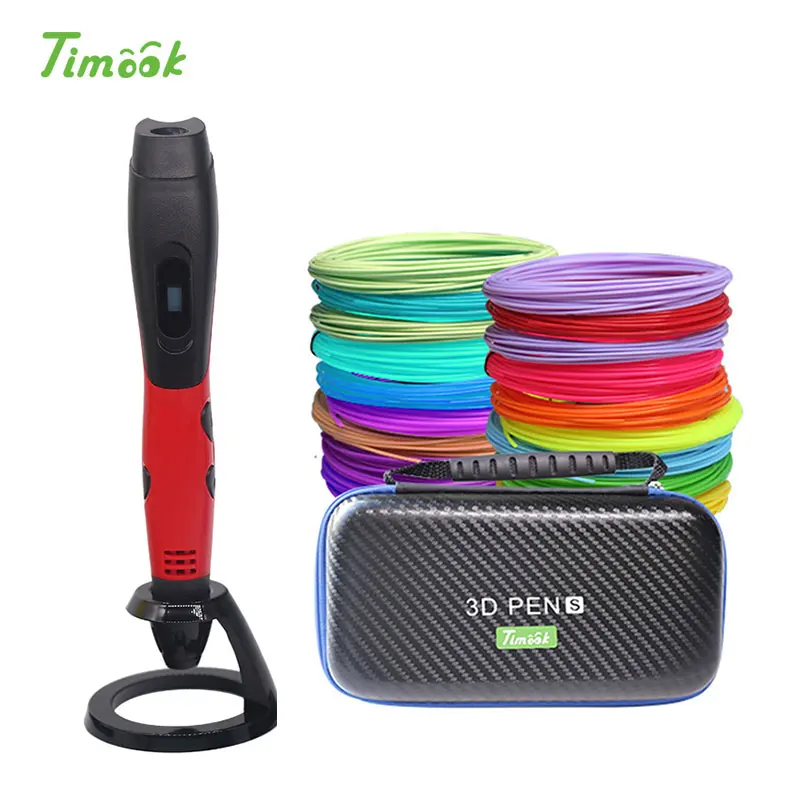 

3d pen 3d tripe 1.75mm PLA filament Christmas gifts drawing with lcd screen 3d printing pen with 5v 2A usb adapter free shipping