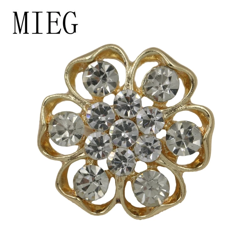 MIEG брендовая позолоченная прозрачная кристальная Стразы Bijoux маленькая 1