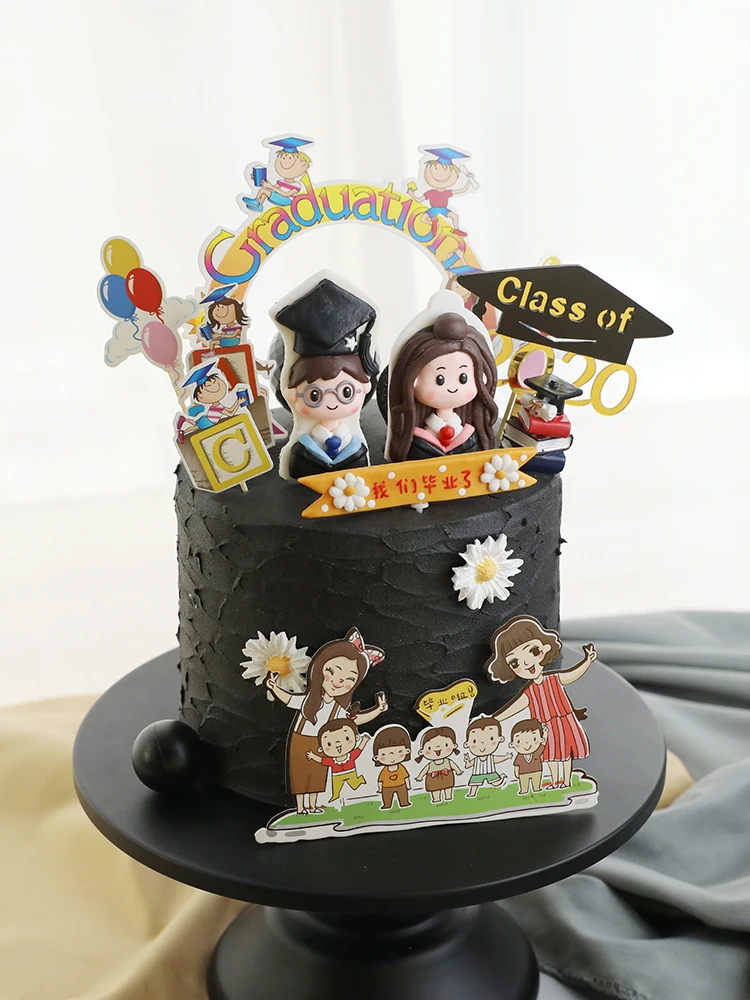 Выпускные вечерние принадлежности для декора выпускники блестящая Кепка