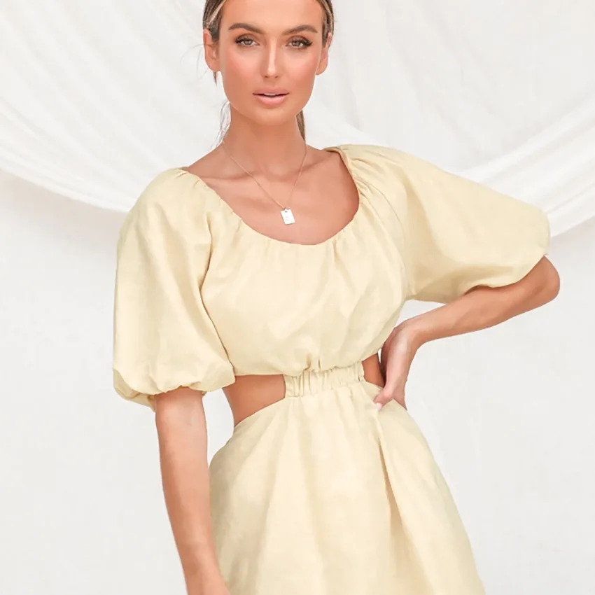 

Summer Dress 2021 Women Street Sexy Casual Loose Thin Dress Plus Size V Neck Mini Dress Female Vestidos