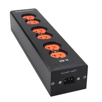 a us power strip 2 sockets4 sockets6 red copper power sockets for hi end audio system power cables