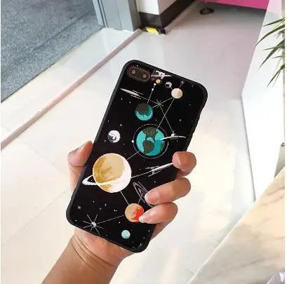 Мягкий матовый чехол из ТПУ с узором для iPhone 6 S 7 8 Plus X XS 11Pro MAX XR милый мультяшный