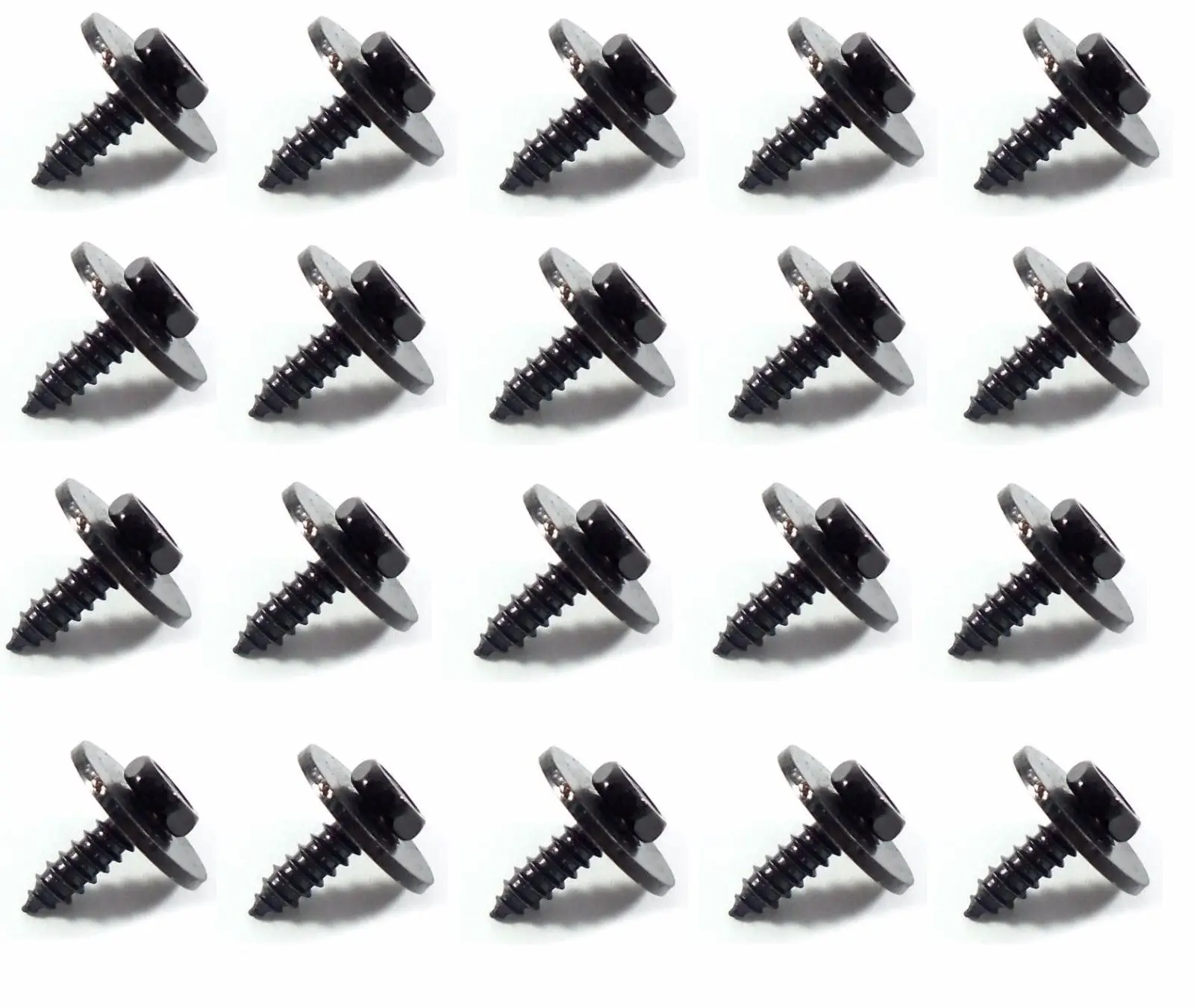 

20 pcs Hex Head Metal Screw with Washer 4.8 X 16 mm for All BMW 1998-current