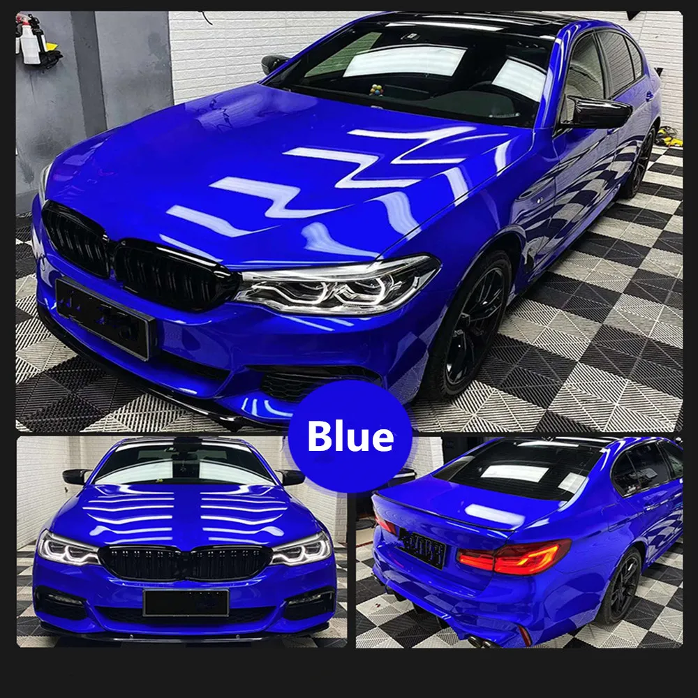 

Sunice Glossy Metallic Royal Blue Car Body Wrapping Film Car Wrap Air Bubble Free Vehicle Boat Wrapping Decorative Sticker