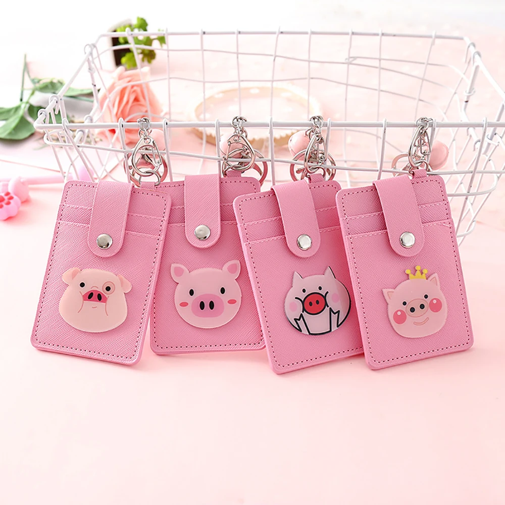 

1PC School Protectors Slim Wallet Vertical Key Card Credit Card Badge Sleeve Badge Holder Office Id Holder for Students/Business