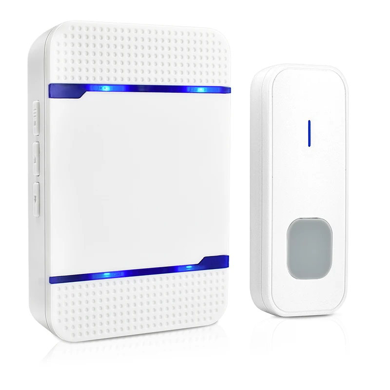 

Wireless Doorbell LED Smart Home DoorBell 200m Transmitted Range Mini Wireless Door bell 50 Ring Tunes