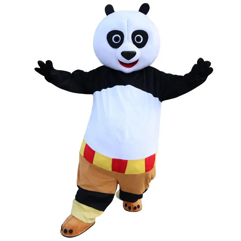 Bigkongfu панда большой тигр хорошее качество талисман костюм Взрослый персонаж