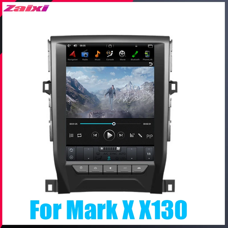 Автомобильный gps-навигатор ZaiXi с вертикальным экраном 12 1 дюйма мультимедийный