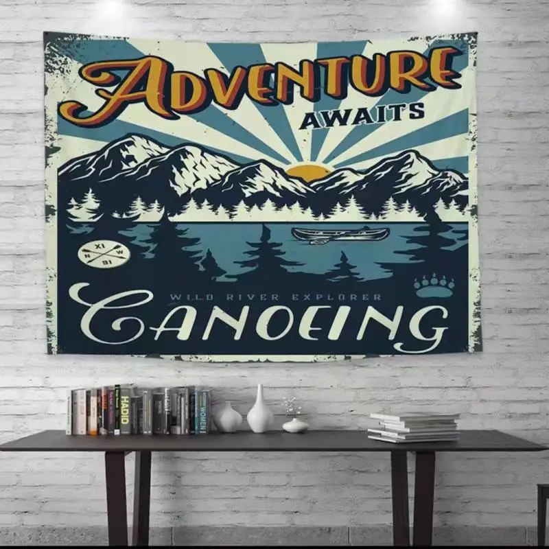 

Nordic style mountain INS background cloth wall decoration hanging cloth student dormitory