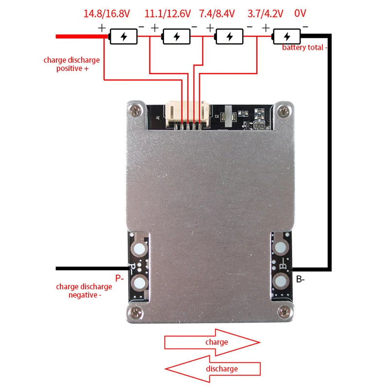 4S Li-ion Lifepo4 Lithium 3.2V Battery Protection Board BMS 12V 16.8V balance 80A 120A 150A 160A 200A 380A continuous 18650 Lipo