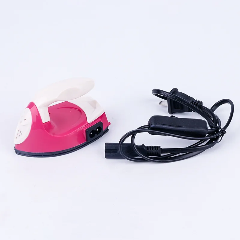 

Mini Electric Iron Portable Travel Craft Clothing Sewing Pad Electric Protection Household Cover Iron Supplies In Stock