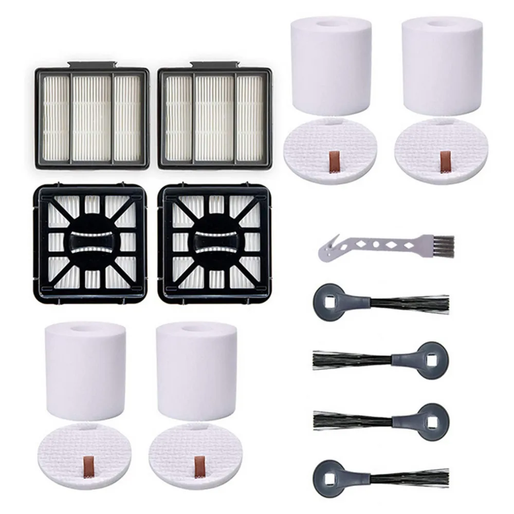 

HEPA фильтры боковые щетки для акулы IQ R101AE IQ R101 (RV1001) пылесос Замена ЩЕТОЧНЫЕ фильтры инструменты для очистки