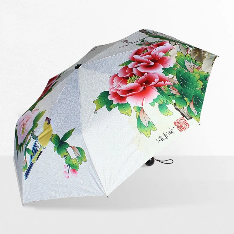 

Girls Summer Sun Protection In Early Spring Illustration Umbrella Luxury Umbrella Rain Women Parasol Windproof Umbrella