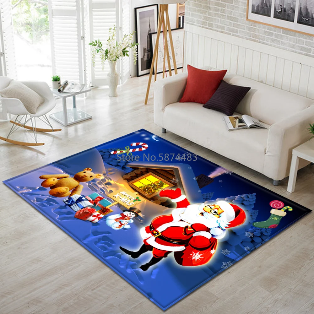 Ковер для гостиной с рождественским принтом Детский ковер украшение детской