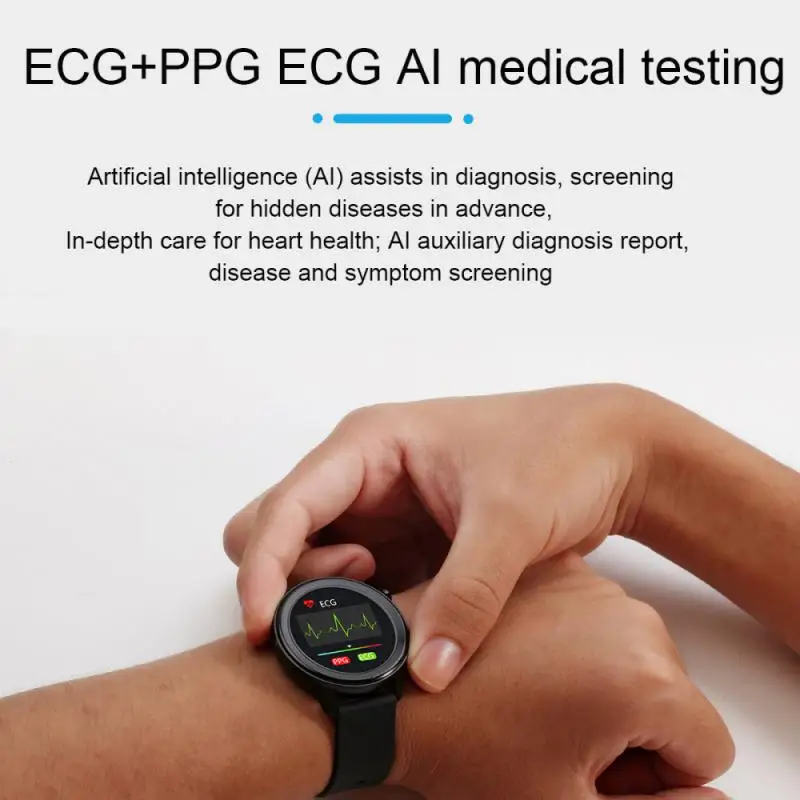 

E80 Smart Watch Body Temperature Blood Pressure Blood Oxygen Heart Rate Health Monitoring Waterproof Sport Watch For Ios Android