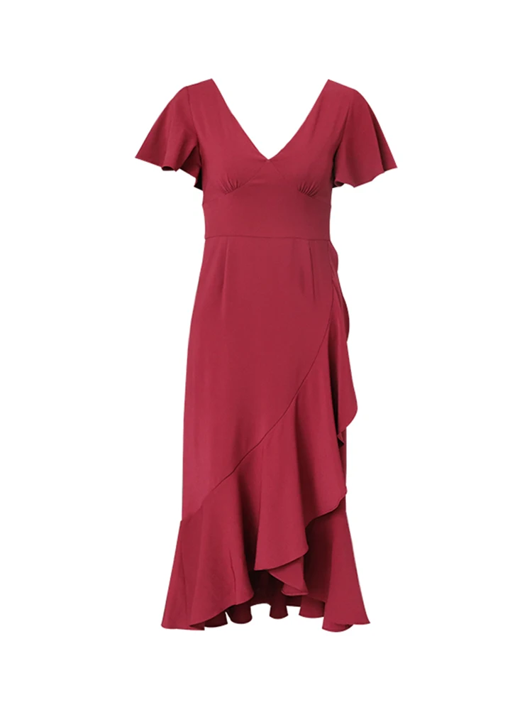 Женское винтажное платье Русалочка Элегантное Длинное во французском стиле с