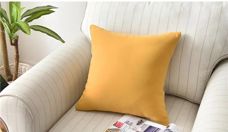 Nordic Style Feather Pattern Pillowcase Living Room Bed Room Decorative Pillow Cases 45x45cm Polyester Cotton Pillow Cover