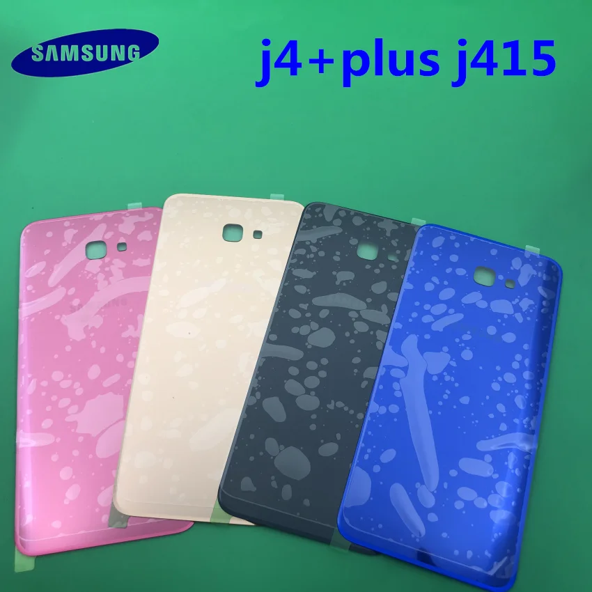 Новый чехол для Samsung j4plus задняя крышка Galaxy J4 + plus J415 с аккумулятором на дверь и