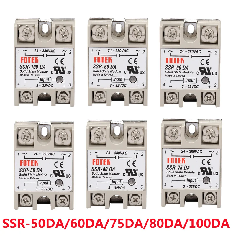 Фото Твердотельное реле SSR-50DA SSR-60DA SSR-75DA SSR-80DA 50A 60A 75A 100A 3-32V DC TO 24-380V AC SSR 50DA 60DA 75DA 100DA Твердотельное реле SSR-50DA SSR-60DA SSR-75DA SSR-80DA 50A 60A 75A 100A 3-32V DC TO 24-380V AC SSR 50DA 60DA 75DA 100DA