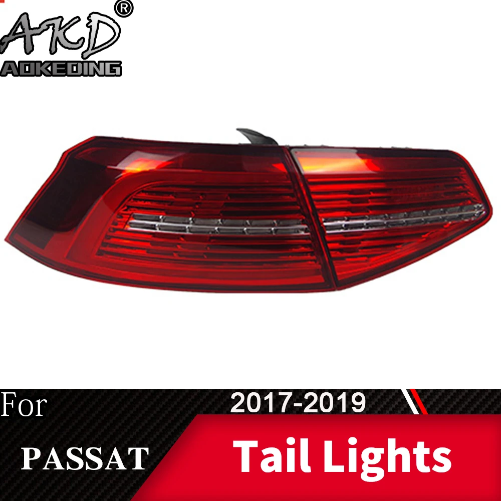 

Tail Lamp For VW Passat B8 2017-2019 New Passat LED Tail Lights Fog Lights Daytime Running Lights DRL Tuning Car Accessories