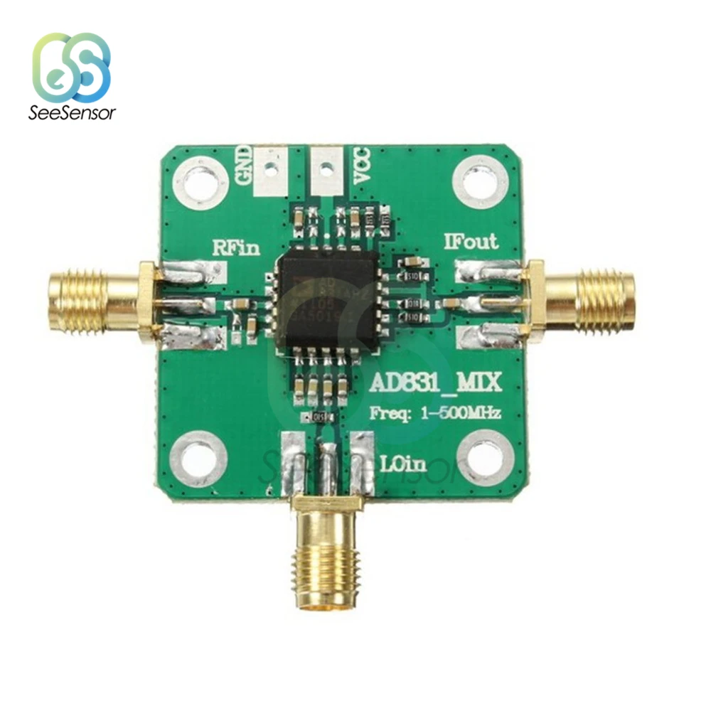 

AD831 0.1-500MHz +10dBm High Frequency RF Mixer Inverter 9-11V