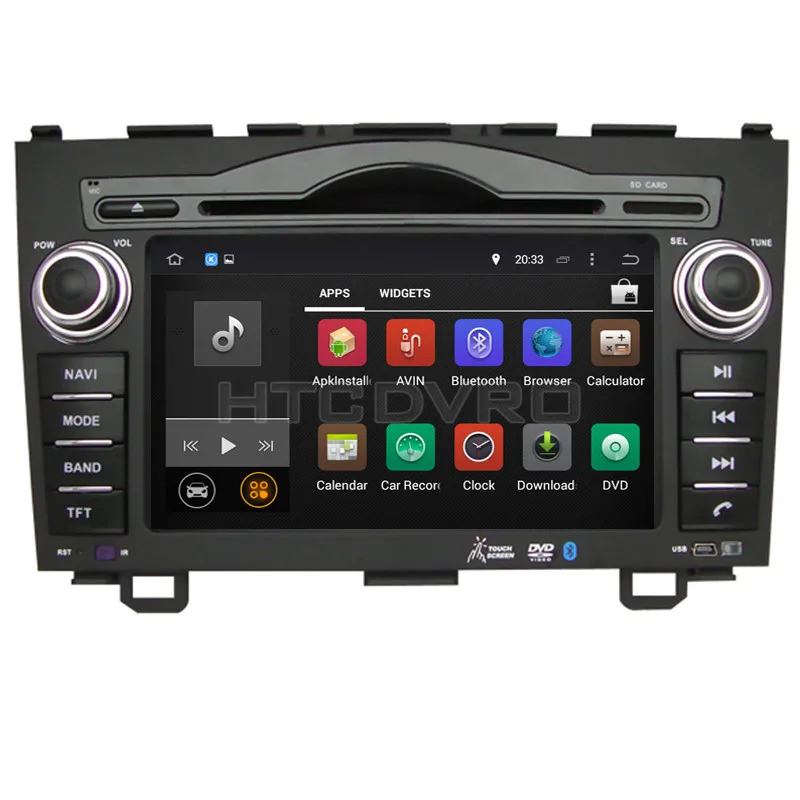 YMODVHT 7 дюймов 4G Восьмиядерный Android 9 0 1 Автомобильный DVD плеер для Honda CRV 2006 2007 2008 2009