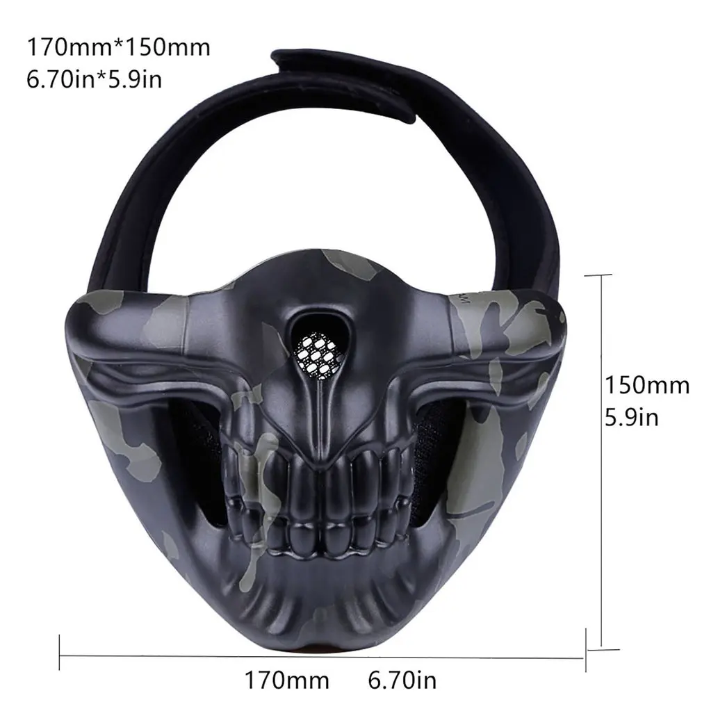 

Halloween COS Terminator Helmet Masks Horror CS Paintball Ghost Creepy Resin Mask Masquerade Skull Movie Party Cosplay Props